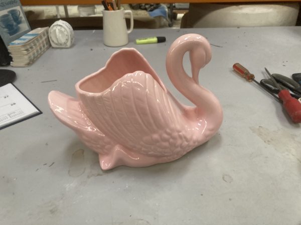 Pink swan